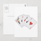 POKER - Lies sie und webe! Postkarte (Vorne/Hinten)