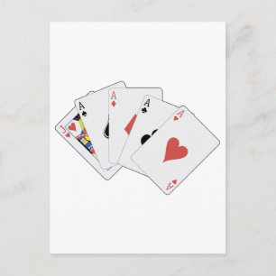 POKER - Lies sie und webe! Postkarte
