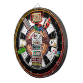 Poker Life Gambler's Hall Dart Board Dartscheibe (Vorderseite rechts)