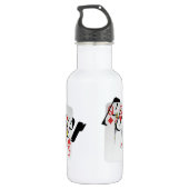 Poker, Logo, Damen, Trinkflasche (Rückseite)