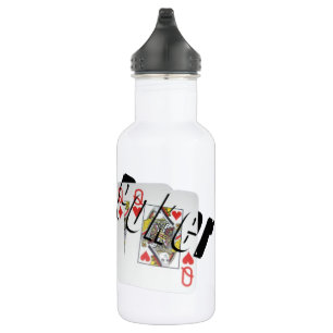 Poker, Logo, Damen, Trinkflasche