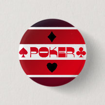 Poker Logo rot schwarz personalisierbarer T - Shir