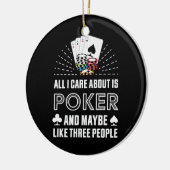 Poker Lover | Alles, worum ich mich kümmere, ist P Keramik Ornament (Links)