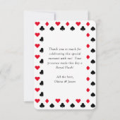 Poker Lugano Highlights Casino Lugano Dankeskarte (Rückseite)