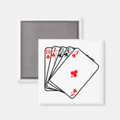 Poker Magnet (Vorderseite/Rückseite)