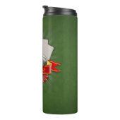 Poker Mania - Karten, Diäten, Chips: personalisier Thermosbecher (Nach rechts gedreht)