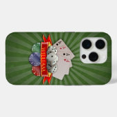 Poker Mania - Karten, Dices, Chips Case-Mate iPhone Hülle (Rückseite (Horizontal))