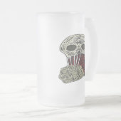 Poker Mattglas Bierglas (VorderseiteRechts)