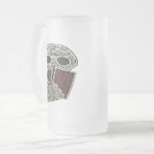 Poker Mattglas Bierglas (Vorderseite Links)