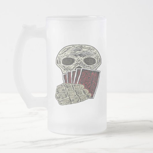 Poker Mattglas Bierglas (Links)