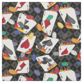 Poker mit vier Karten Stoff (Muster)