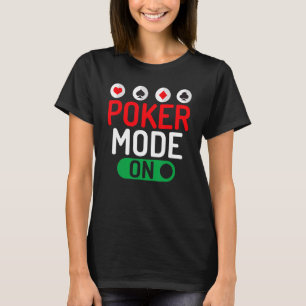 Poker-Modus auf dem Poker Spielkarten T-Shirt