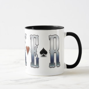 Poker mug tasse