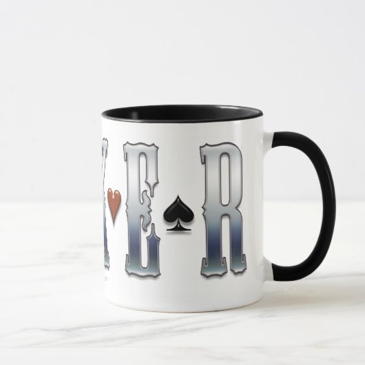 Poker mug tasse (Rechts)
