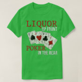 Poker nach oben hinten T-Shirt (Design vorne)