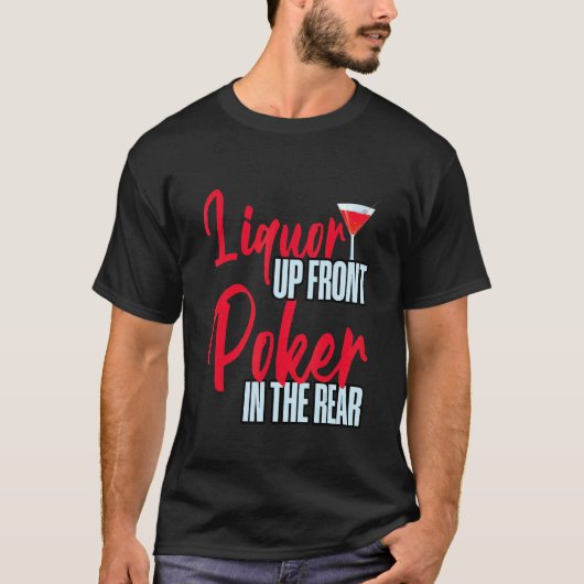 Poker nach oben hinten T-Shirt (Vorderseite)