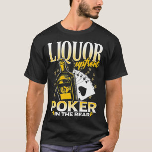Poker nach oben im hinteren Poker T-Shirt