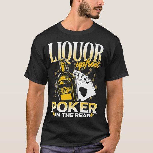 Poker nach oben im hinteren Poker T-Shirt (Vorderseite)