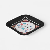 Poker Nacht Spaß Pappteller (Gewinkelt)