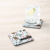 Poker-Nachtkartenspiel-Korken-Untersetzer Untersetzer (Rechte Seite)