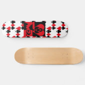 POKER NEW ORIGINAL pixelat von Masanser Skateboard (Horizontal)