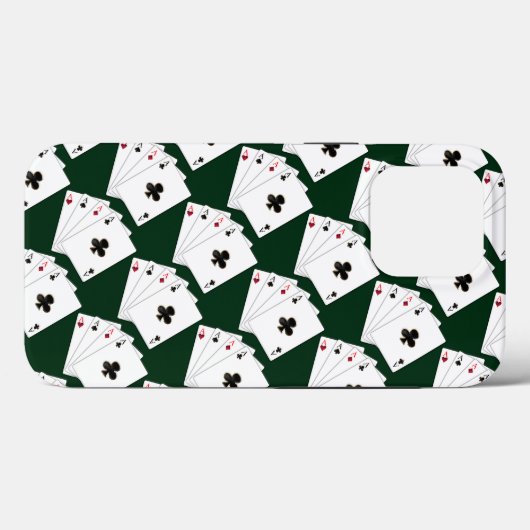 Poker Night Aises Case-Mate iPhone Hülle (Rückseite (Horizontal))