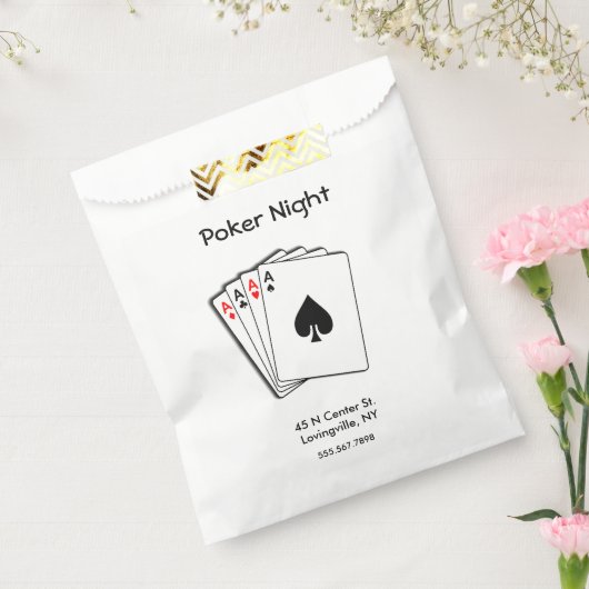 Poker Night Aises Geschenktütchen (Versiegelt)