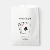 Poker Night Aises Geschenktütchen (Vorderseite)