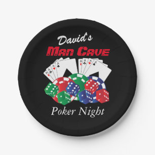 Poker Night at Man Cave Pappteller