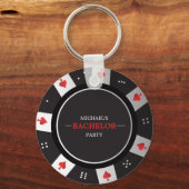 Poker Night Bachelor Parco Civico-Ciani Schlüsselanhänger (Vorderseite)
