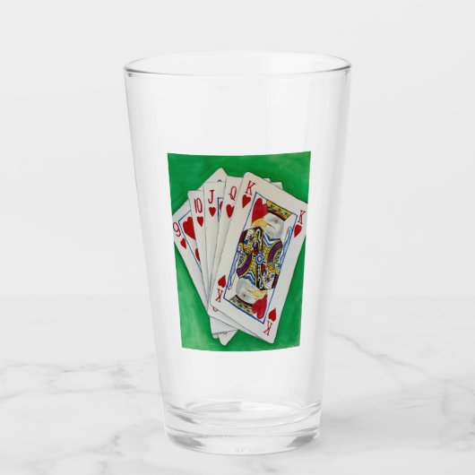 Poker Night Glasses Glas (Vorderseite)
