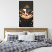 Poker Night Leinwanddruck (Insitu (Schlafzimmer))