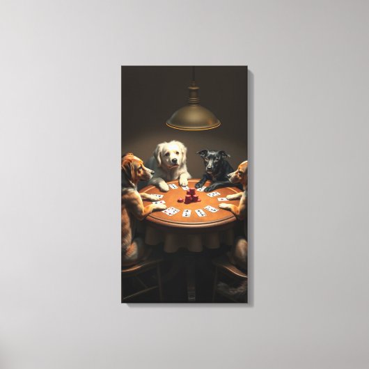 Poker Night Leinwanddruck (Vorderseite)