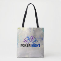 Poker Night mit Kartenspielen auf Grunge Textur