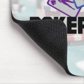 Poker Night mit Spielkarten und Poker Chips Mousepad (Ecke)