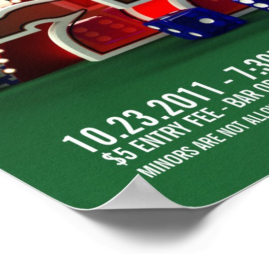 Poker Night - Poster (Ecke)