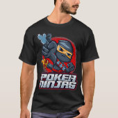 Poker Ninjas Patched Up Representation Premium T-Shirt (Vorderseite)