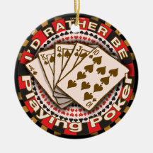 Poker-Ornament statt spielen