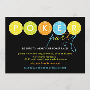 Poker Party Einladung