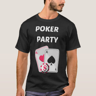 Poker Party Kartenspiel T-Shirt