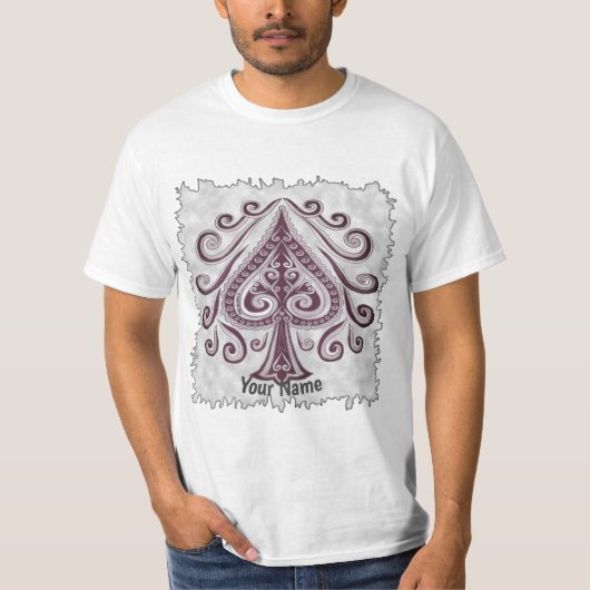 Poker Pik T-Shirt (Vorderseite)