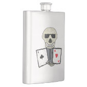 Poker Player Aces Flachmann (Rechts)