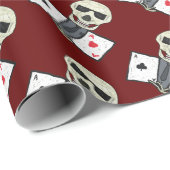 Poker Player Aces Geschenkpapier (Rolleneckpunkt)