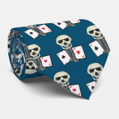 Poker Player Aces Krawatte (Gerollt)