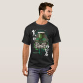 Poker Player Apparel Patricks Day Green Skulls T-Shirt (Vorne ganz)