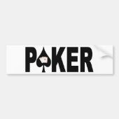 POKER Player Autoaufkleber (Vorne)