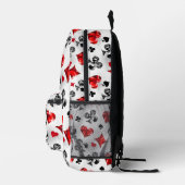Poker Player Gambler Kartenspielen Anzug Las Vegas Bedruckter Rucksack (Rechts)