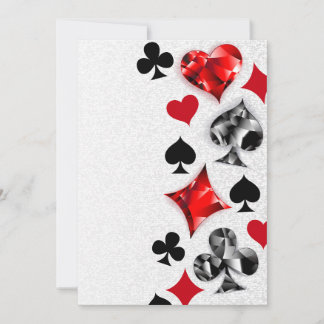 Poker Player Gambler Kartenspielen Anzug Las Vegas Dankeskarte