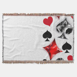 Poker Player Gambler Kartenspielen Anzug Las Vegas Decke