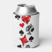 Poker Player Gambler Kartenspielen Anzug Las Vegas Dosenkühler (Kanne Vorderseite)